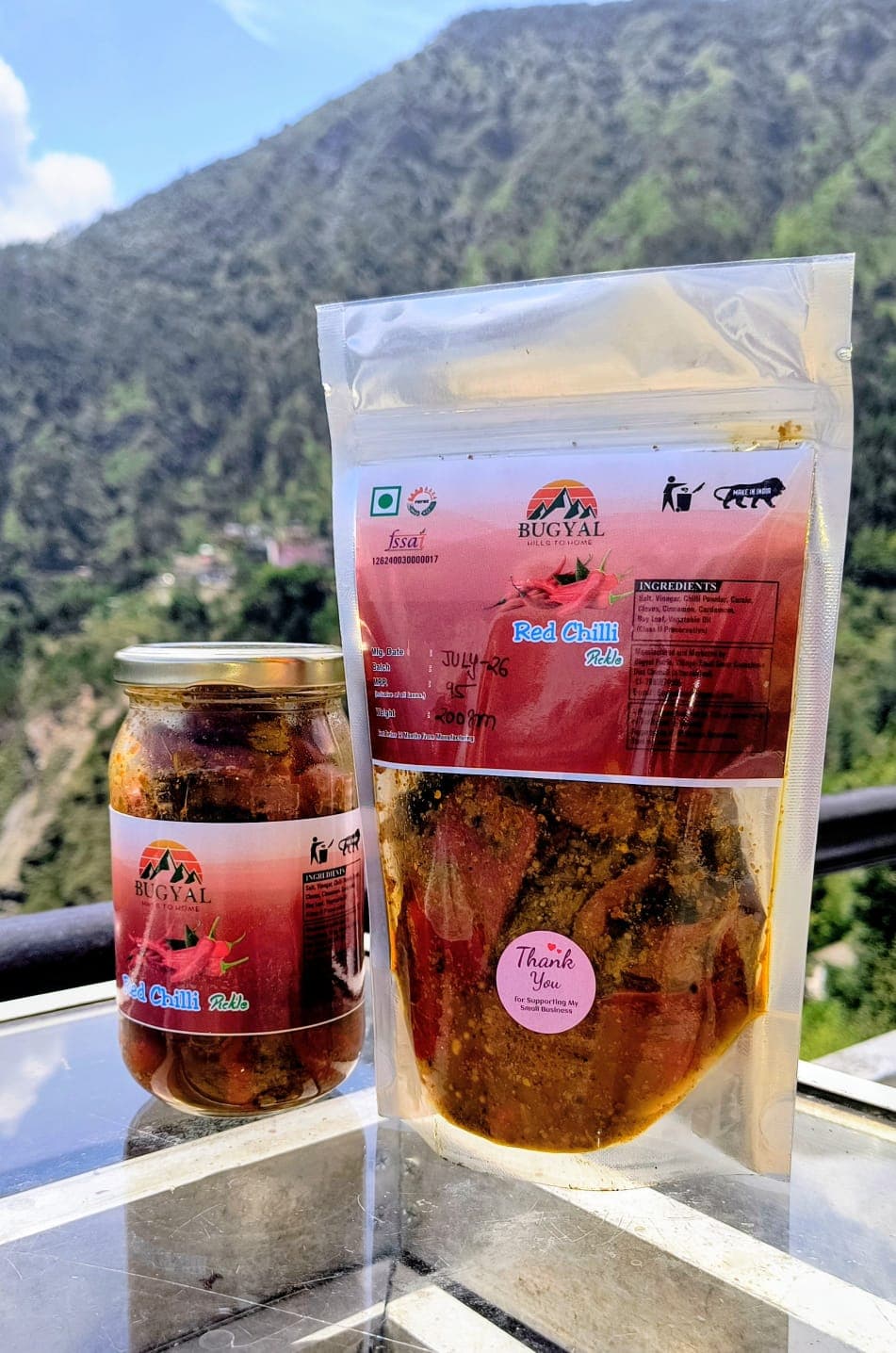 Stuffed Red Chilli Pickle