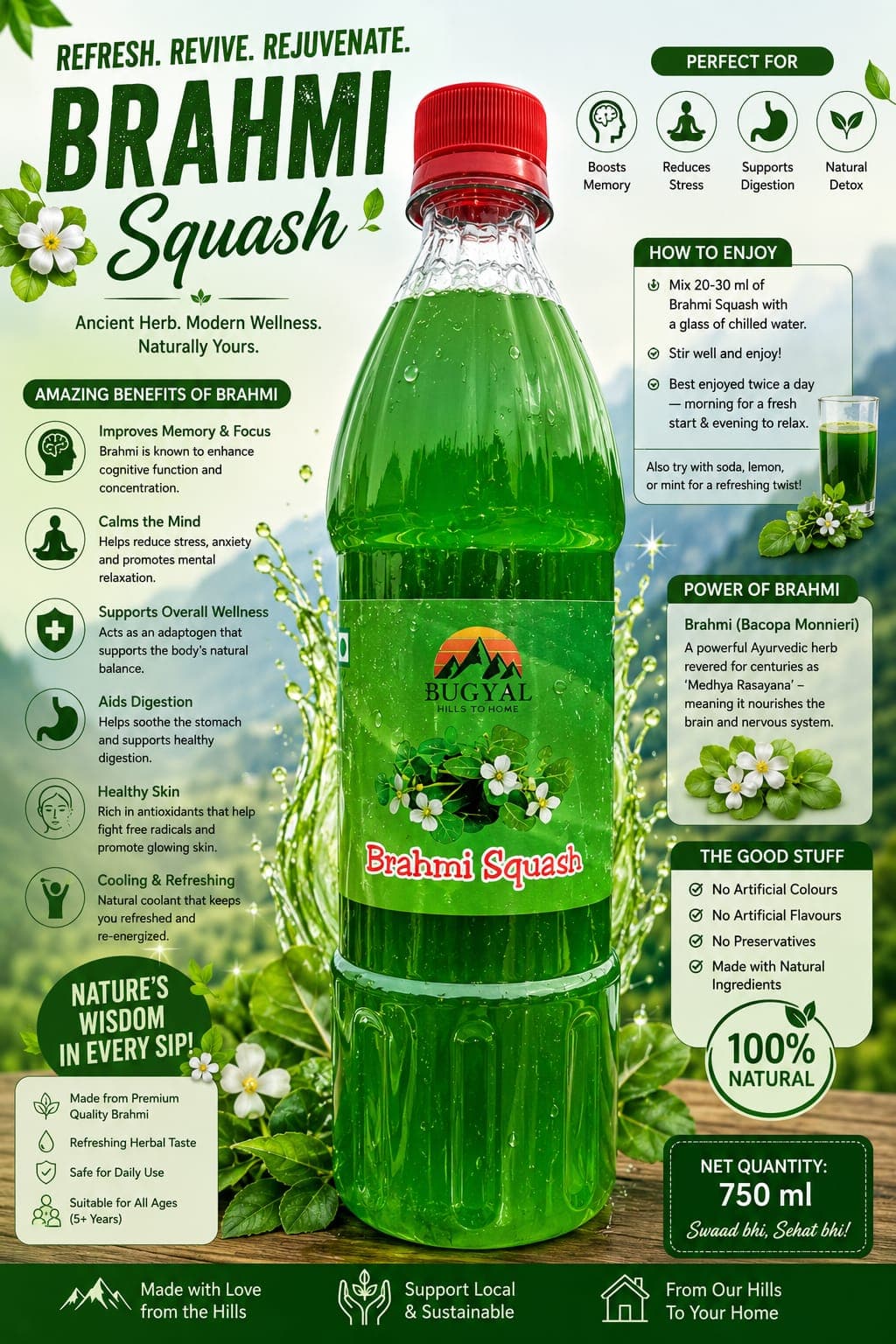 Brahmi Juice (750 ml) - image 1