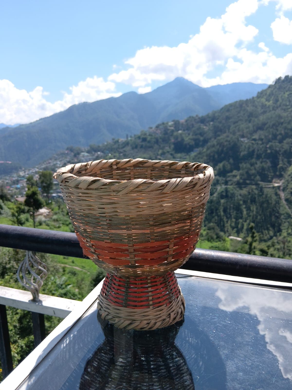 Handmade Bamboo Fruit Basket – Uttarakhand - image 1